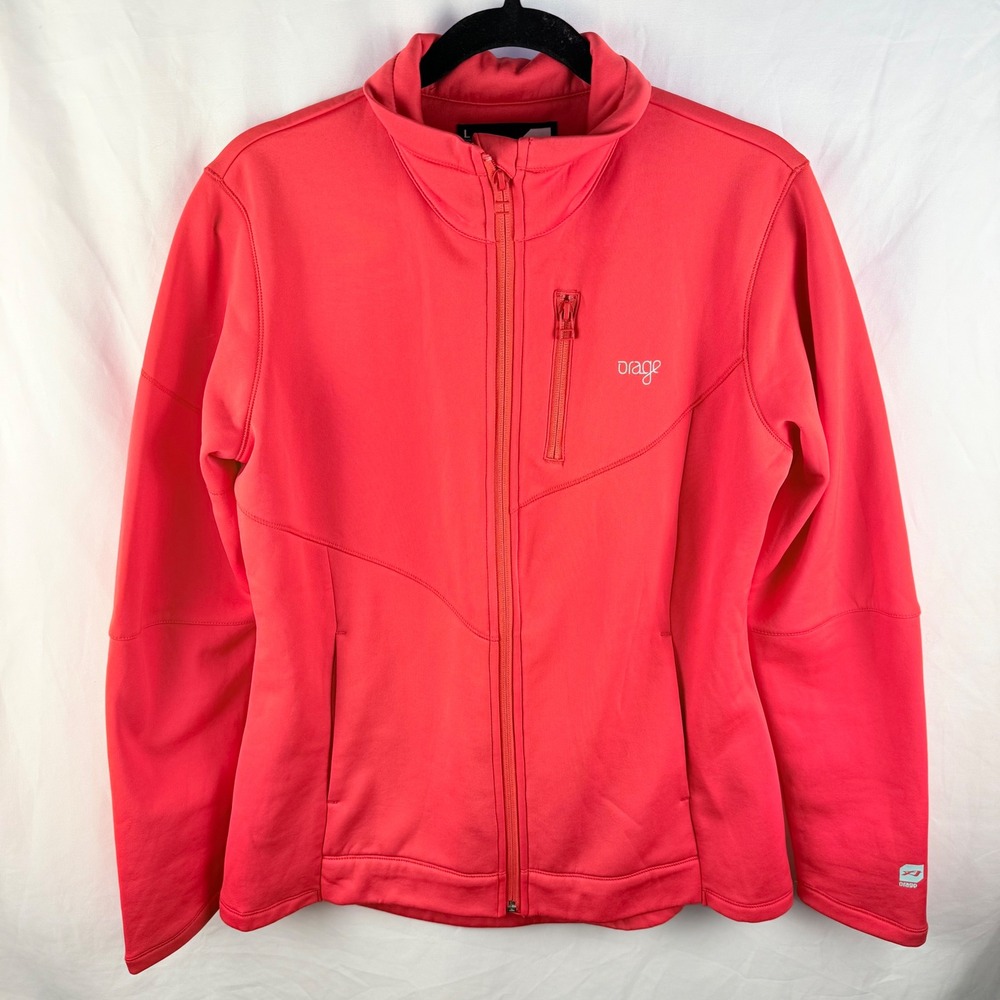Orage‎ Women's Soft Shell Fundation-Dry Pelly Jacket Large Breathable Wicking